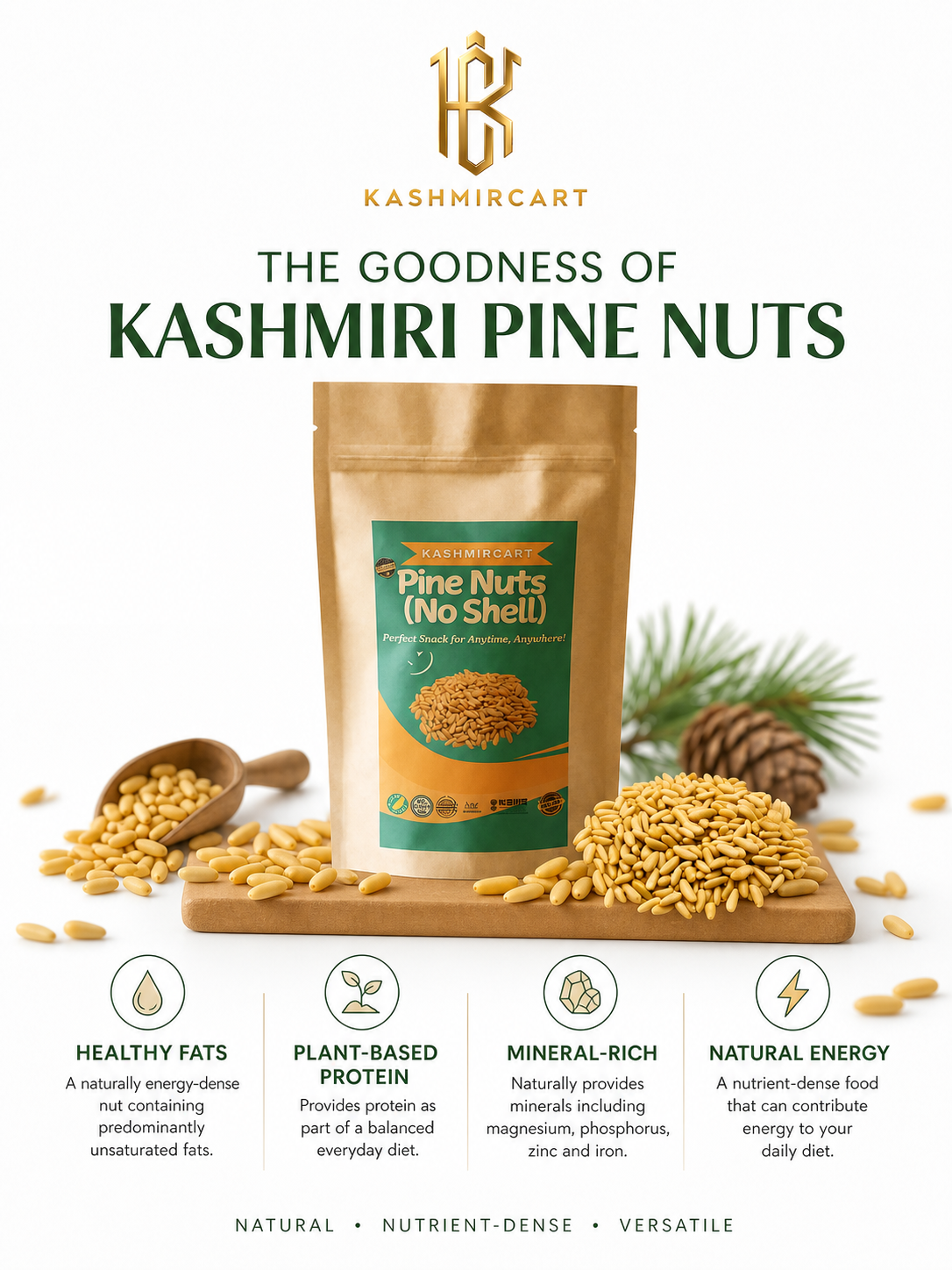 Benefits of kashmiri pine nut kernels