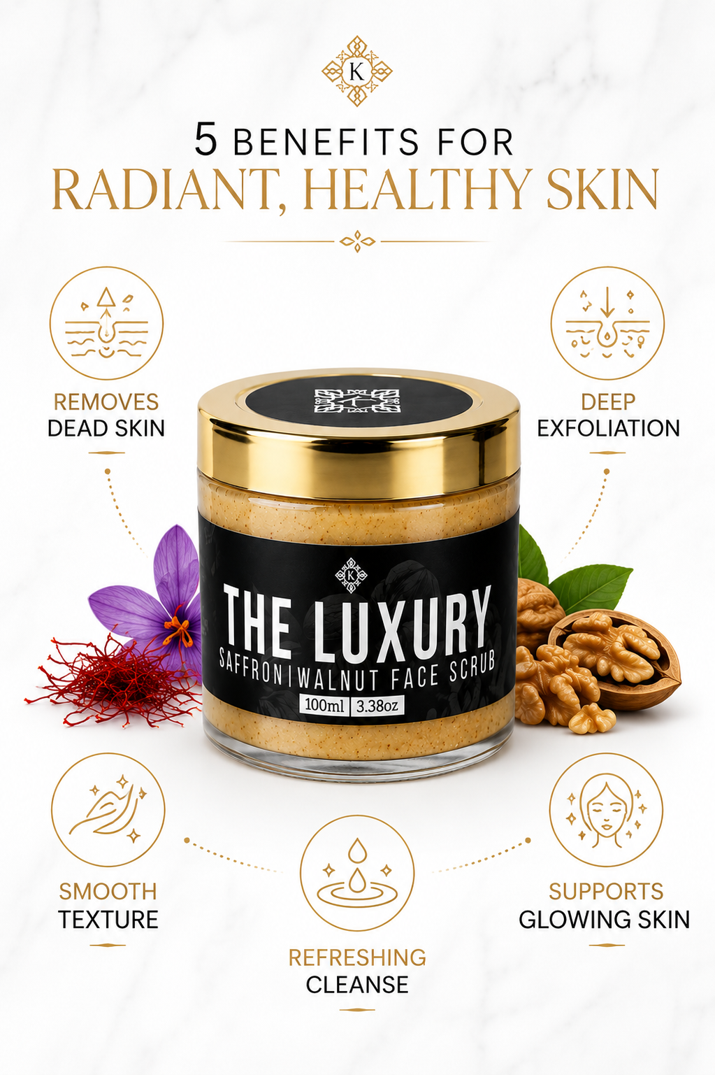 Benefits of luxury Saffron walnut scrub Benefits of luxury Saffron walnut scrub https://kashmircart.in/product/the-luxury-saffron-walnut-face-scrub/