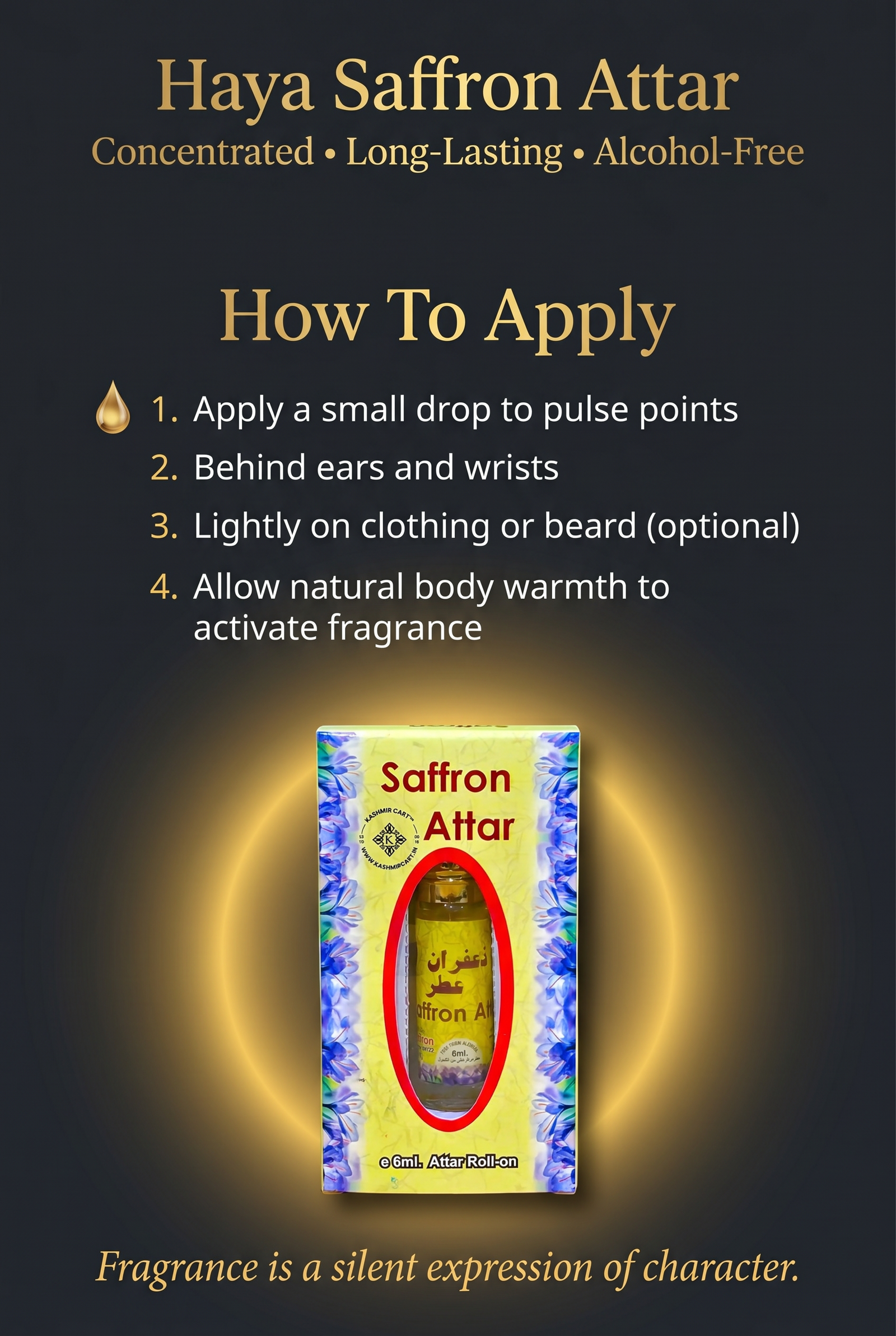 Haya Zaffron Attar Haya Zaffron Attar https://kashmircart.in/product/kashmiri-saffron-attar/