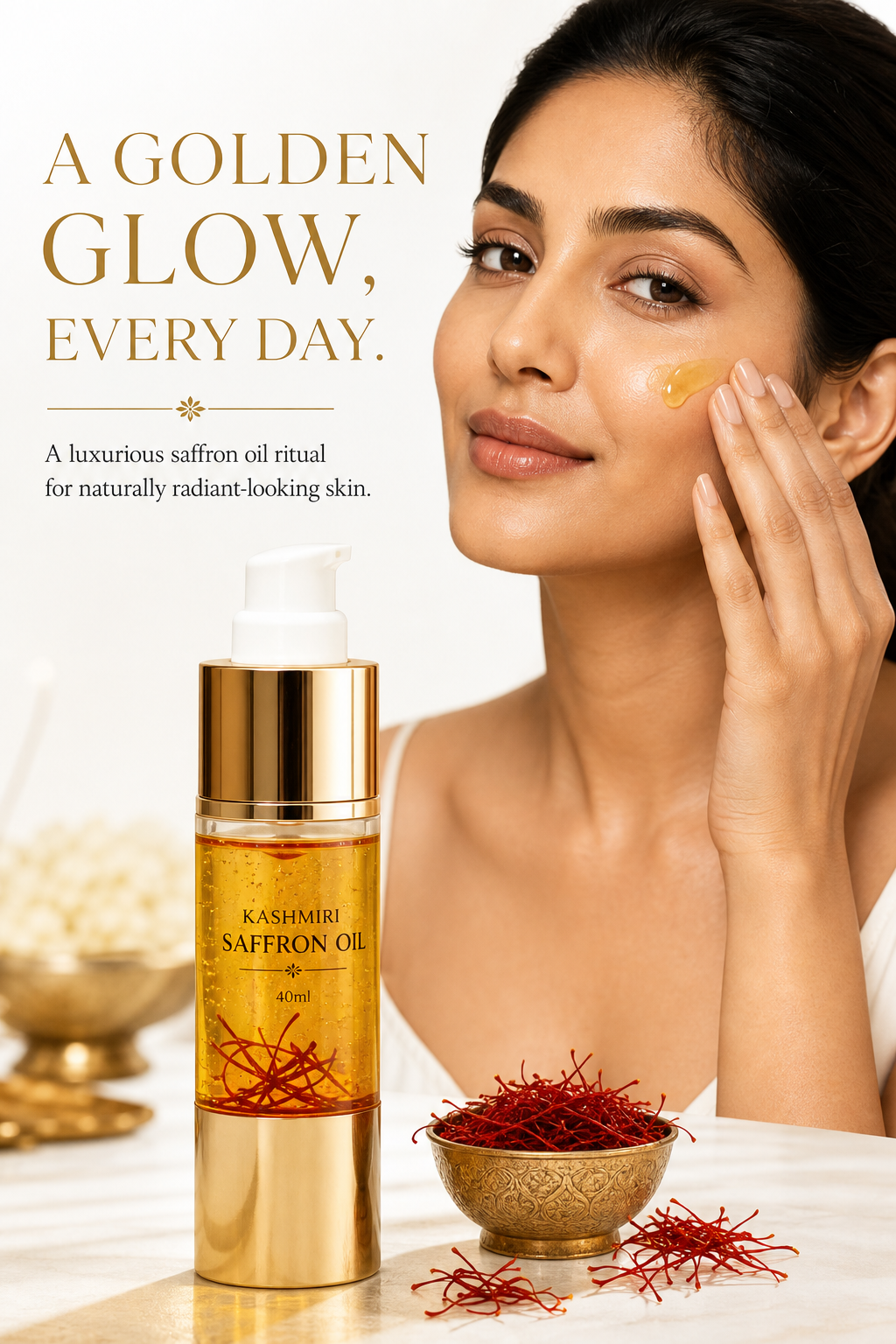 Beautiful skin by kashmiri Saffron oil Beautiful skin by kashmiri Saffron oil https://kashmircart.in/product/kashmiri-saffron-oil-40ml/