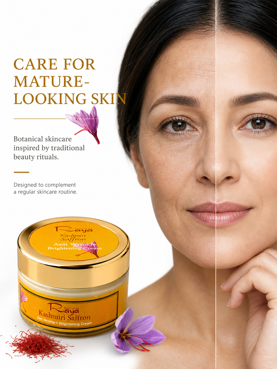 Raya anti wrinkle and brightening cream Raya anti wrinkle and brightening cream https://kashmircart.in/product/raya-ayurveda-kashmiri-saffron-cream/