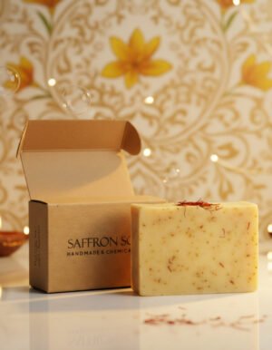 Kashmiri Handmade Herbal Saffron Soap (24 pieces Offer)