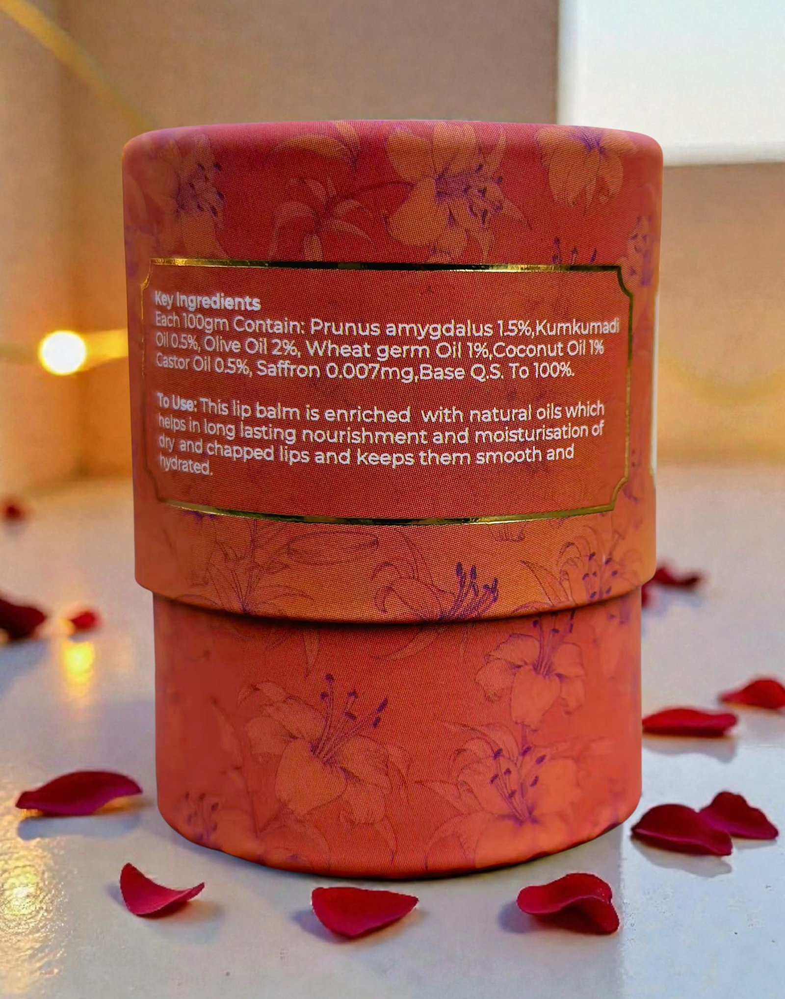 Raya Saffron lip butter