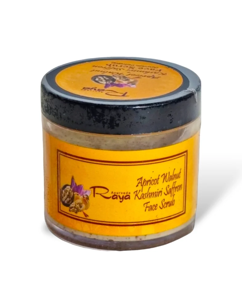 Raya Apricot Walnut Kashmiri Saffron Face Scrub