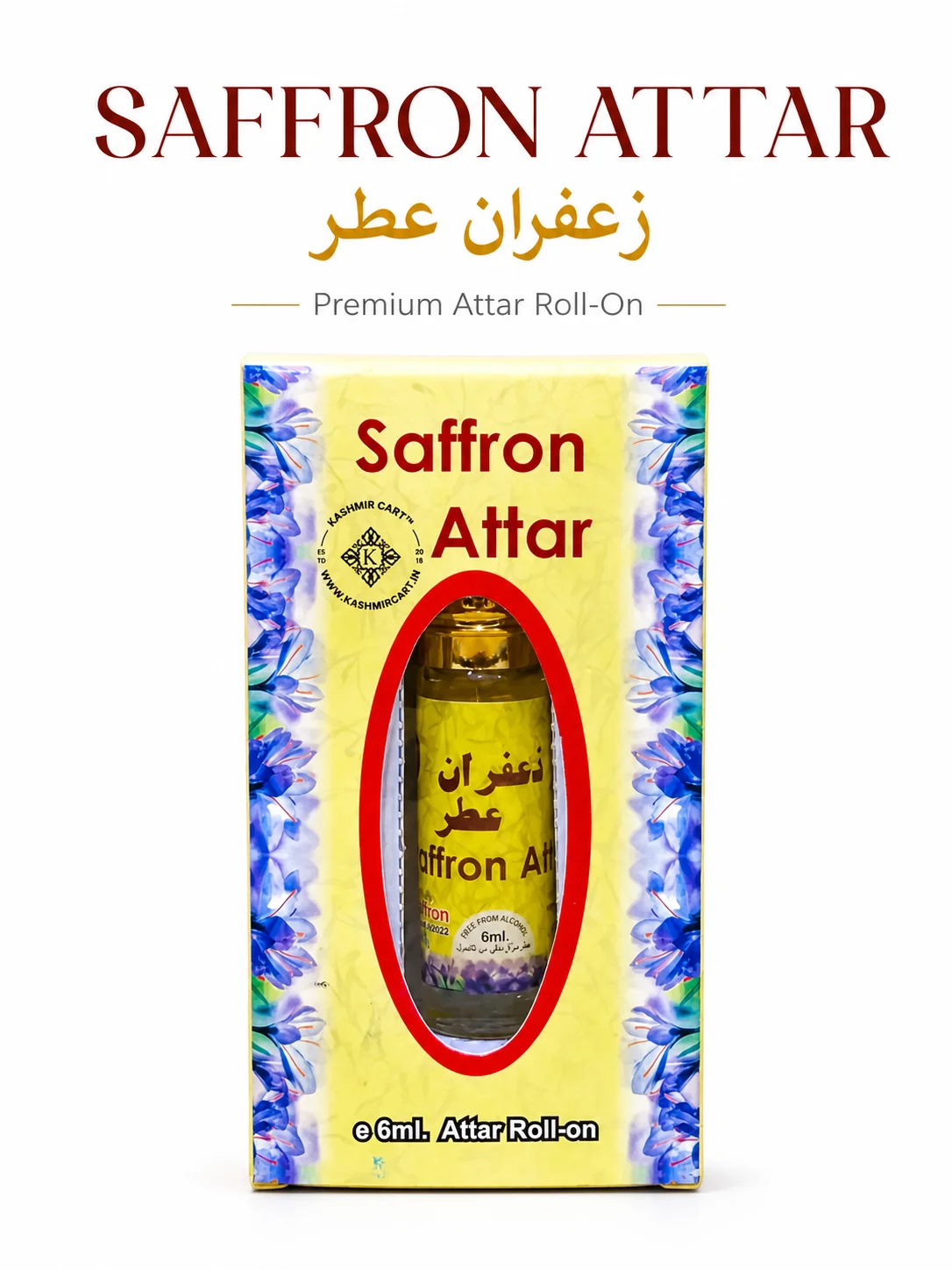Kashmiri Saffron Attar | Haya Zaffron Attar (6ml)