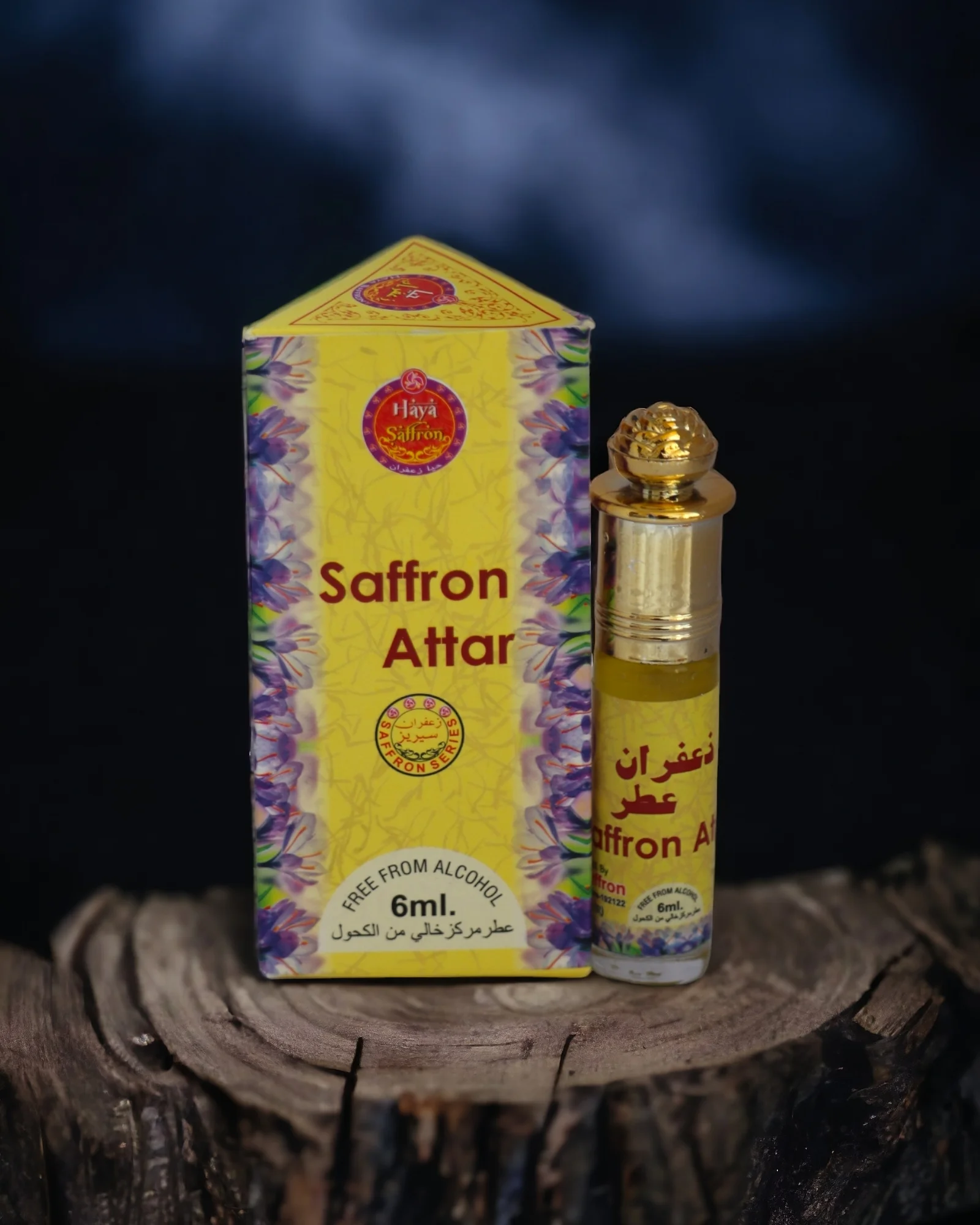 Kashmiri Saffron Attar | Haya Zaffron Attar (6ml)