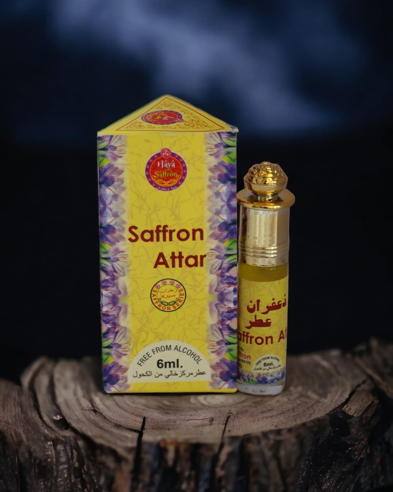 Kashmiri Saffron Attar | Haya Zaffron Attar (6ml)