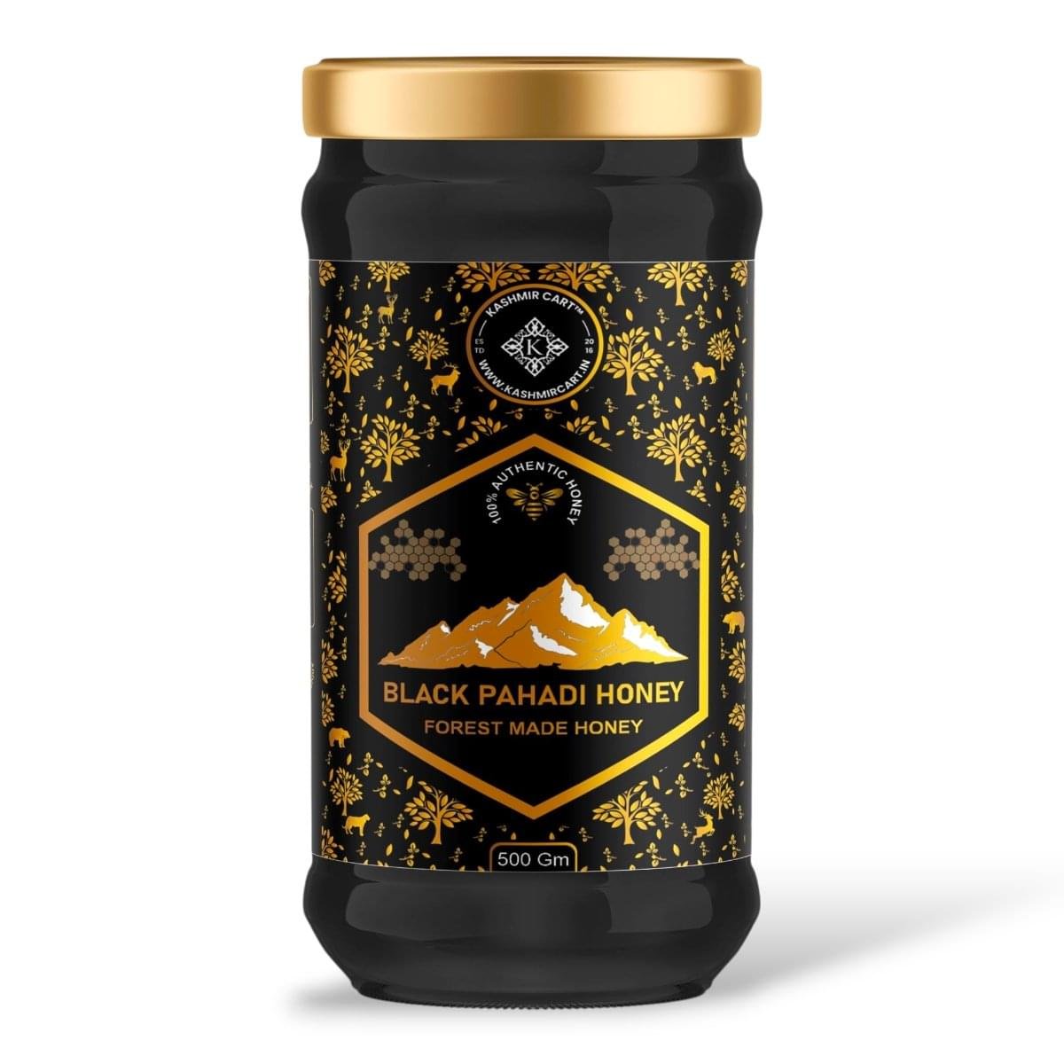 PAHADI BLACK HONEY – Premium Himalayan Honey (Raw & Unprocessed)