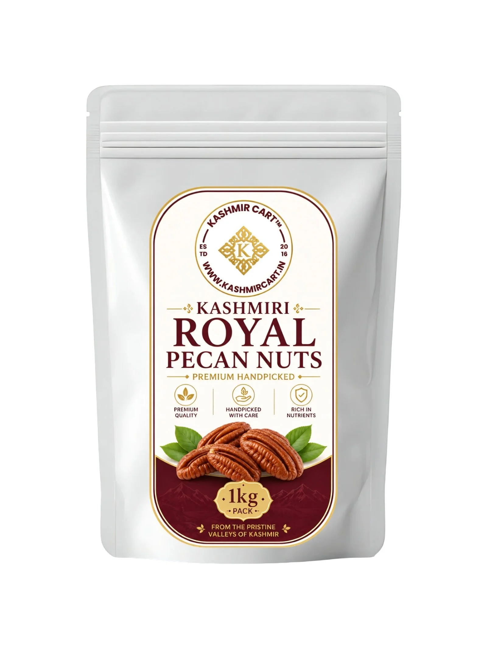 Himalayan Pecan Nuts With Shell | Premium Dry Fruits | KashmirCart