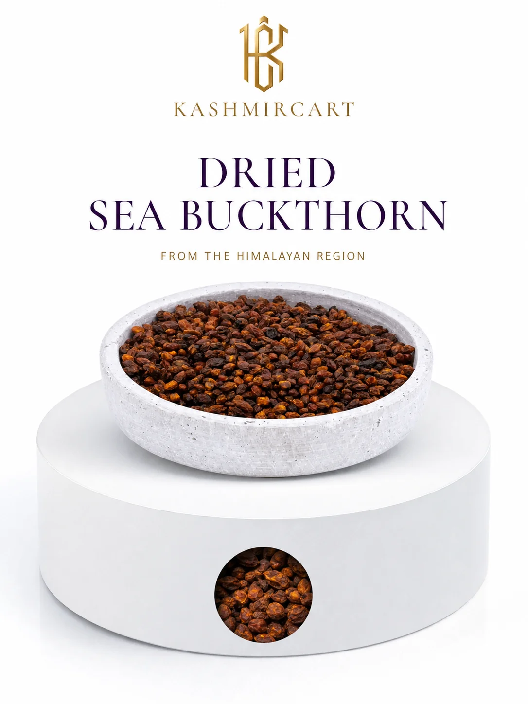 Premium Dried Sea Buckthorn Berries from Kashmir